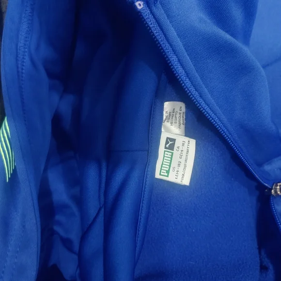 Puma sweatshirt Zip up jacket hoodie dri fit Youth boys - Picture 8 of 13